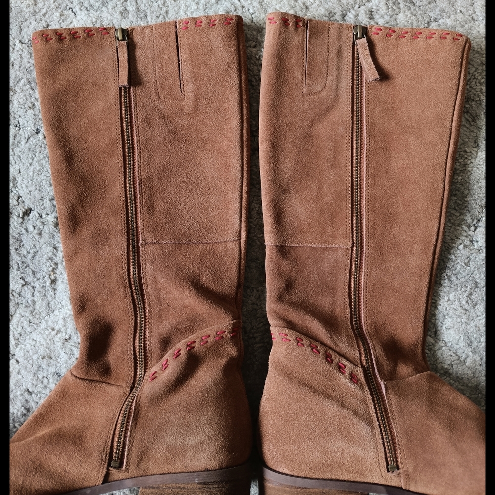 🖤 Nine West Vintage America Collection Leather Boots Take It Easy 8.5 Brown - Picture 9 of 15